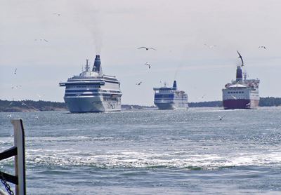 Fähren vor Mariehamn