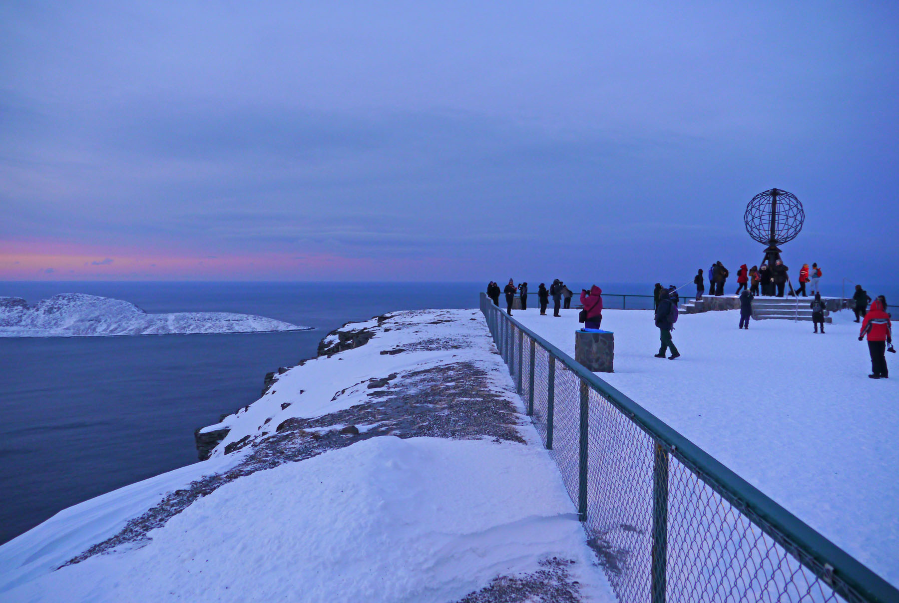 Luxus Nordkap Im Winter Ebenbild