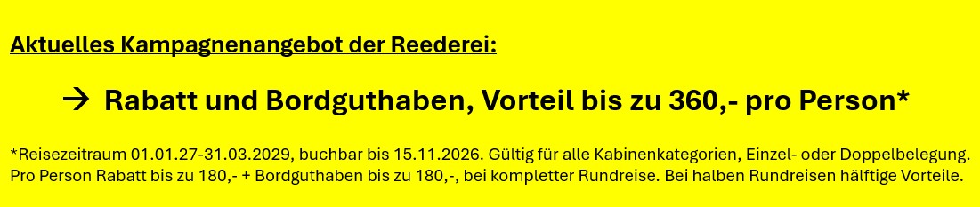 Aktuelle Kampagne Havila-Kystruten